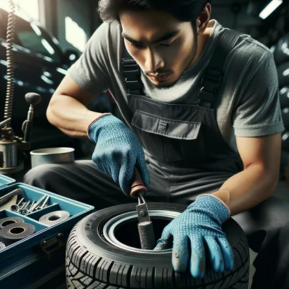 Reparacion de ponchadura en Culiacan